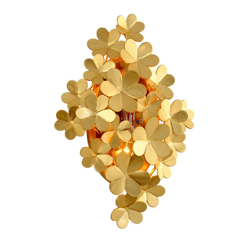 Gigi 2-Light Wall Sconce in Gold Leaf
