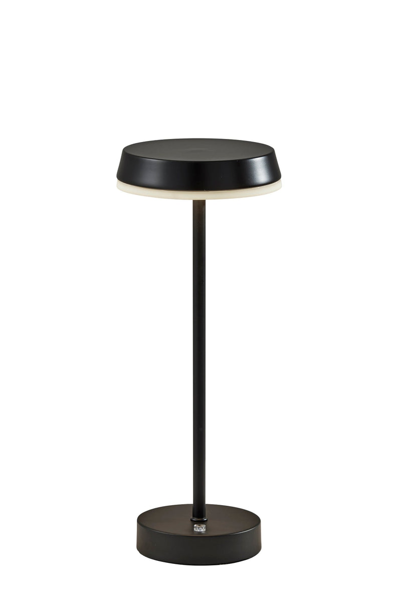 Tommy LED Cordless Table Lamp in Black