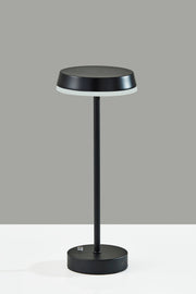 Tommy LED Cordless Table Lamp in Black