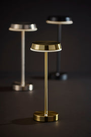 Tommy LED Cordless Table Lamp in Antique Brass