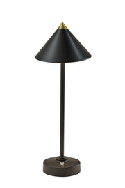 Ritchie LED Cordless Table Lamp in Black