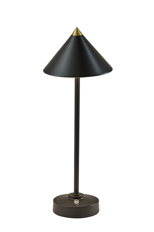 Ritchie LED Cordless Table Lamp in Black