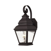 Exeter Small Outdoor Wall Lantern in Bronze