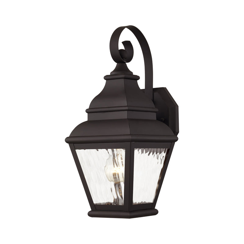 Exeter Small Outdoor Wall Lantern in Bronze