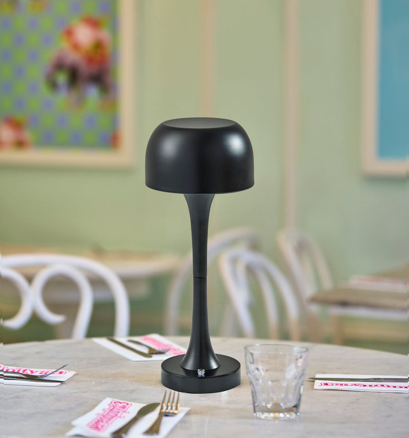 Jimmy LED Cordless Table Lamp in Black