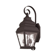 Exeter 2-Light Medium Outdoor Wall Lantern in Bronze