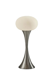Otis Table Lamp in Brushed Steel
