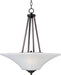 20093FTOI - Aurora 2-Light Invert Bowl Pendant in Oil Rubbed Bronze by Maxim Lighting