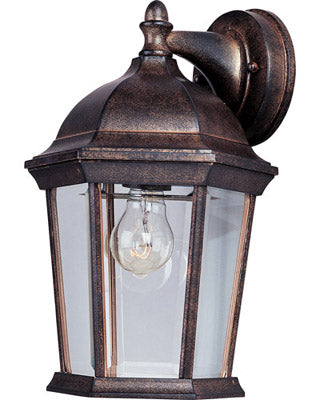 1024EB - Builder Cast 1-Light Outdoor Wall Lantern in Empire Bronze with Clear Glass by Maxim Lighting