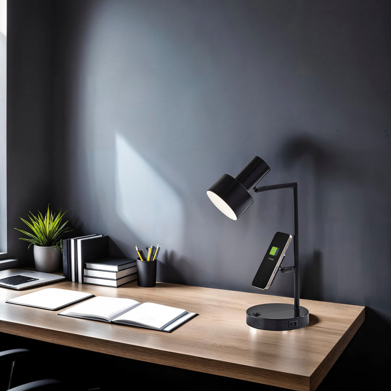 Rowe Desk Lamp in Black