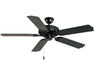 89915BK - Basic-Max 52" Outdoor Ceiling Fan by Maxim