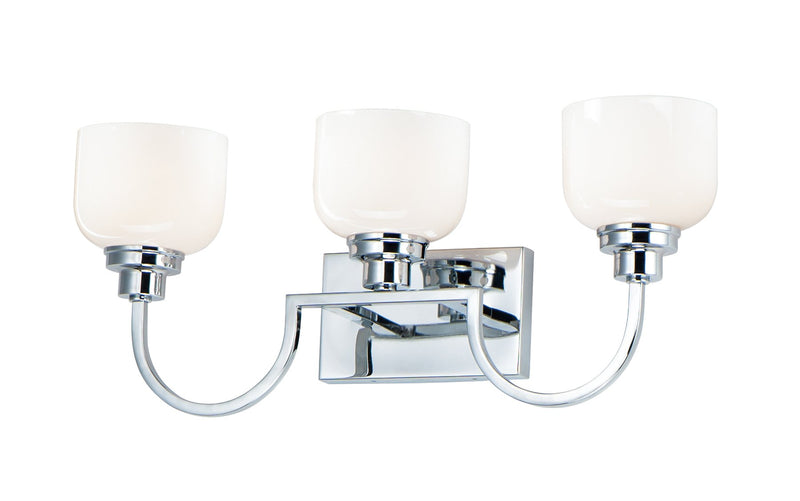 Swale 3 Light Bath Vanity in Polished Chrome