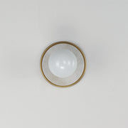 Hollywood 1 Light Wall Sconce in White Alabaster / Natural Aged Brass