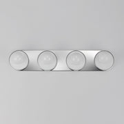 Hollywood 4 Light Bath Vanity in Polished Chrome
