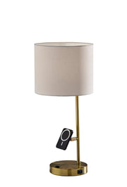 Wyatt Desk Lamp in Antique Brass