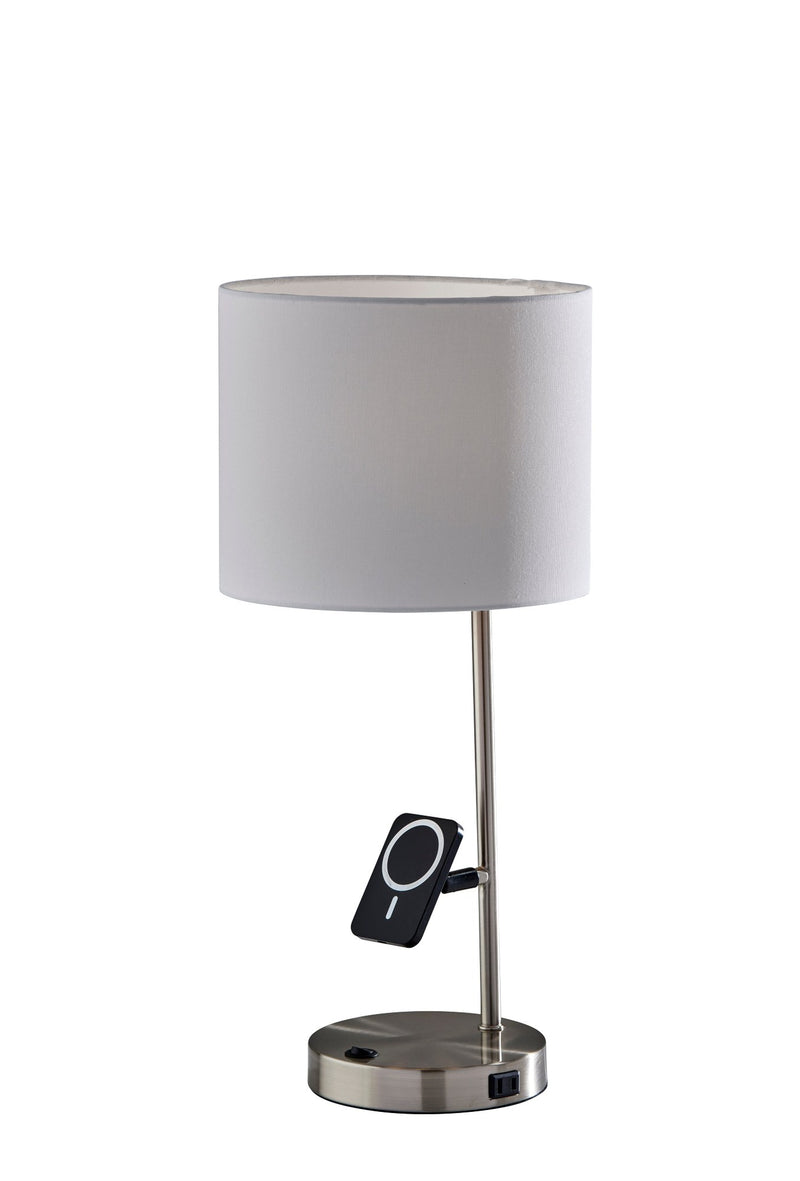 Wyatt Desk Lamp in Brushed Steel