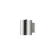 Outpost 1 Light 7.25" Tall Outdoor Wall Sconce with Photocell in Brushed Aluminum