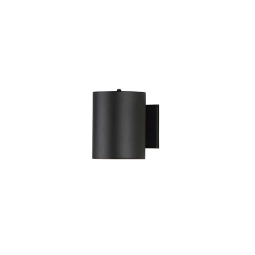 Outpost 1 Light 7.25" Tall Outdoor Wall Sconce with Photocell in Black