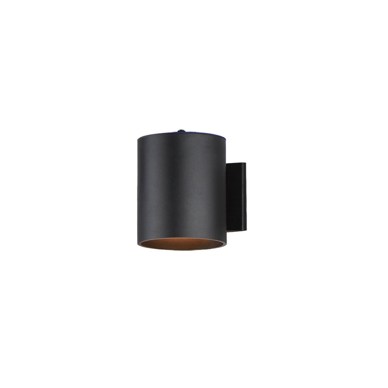 Outpost 1 Light 6" Wide x 7.25" Tall Outdoor Wall Sconce with Photocell in Black