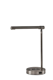 Dax LED Desk Lamp in Brushed Steel