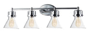Seafarer 4 Light Bath Vanity in Polished Chrome