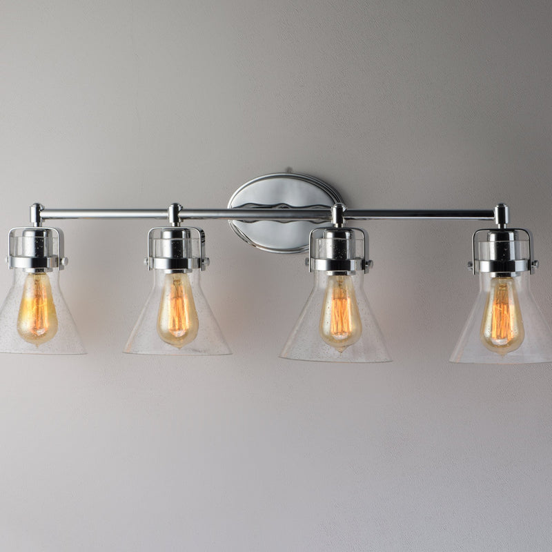 Seafarer 4 Light Bath Vanity in Polished Chrome