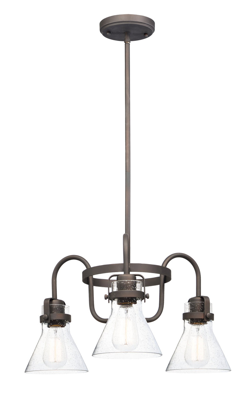Seafarer 3 Light Chandelier in Oil Rubbed Bronze
