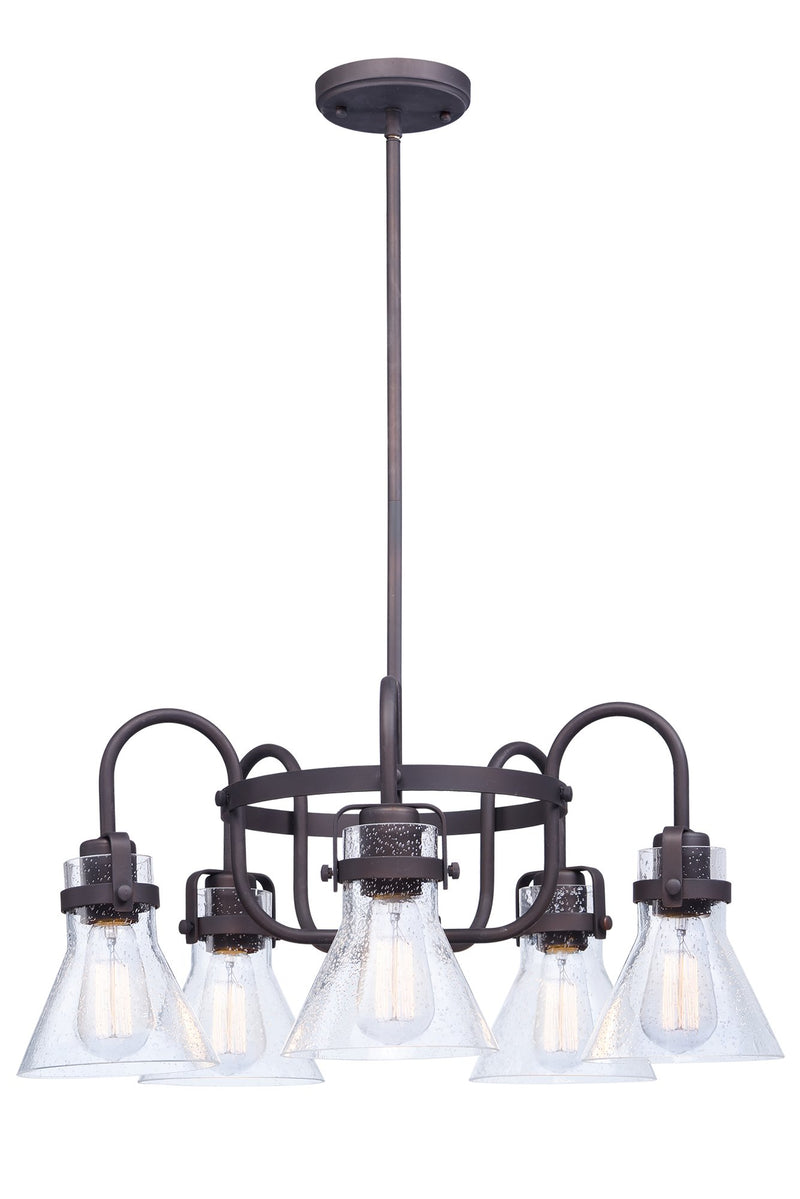 Seafarer 5 Light Chandelier in Oil Rubbed Bronze