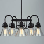 Seafarer 5 Light Chandelier in Oil Rubbed Bronze