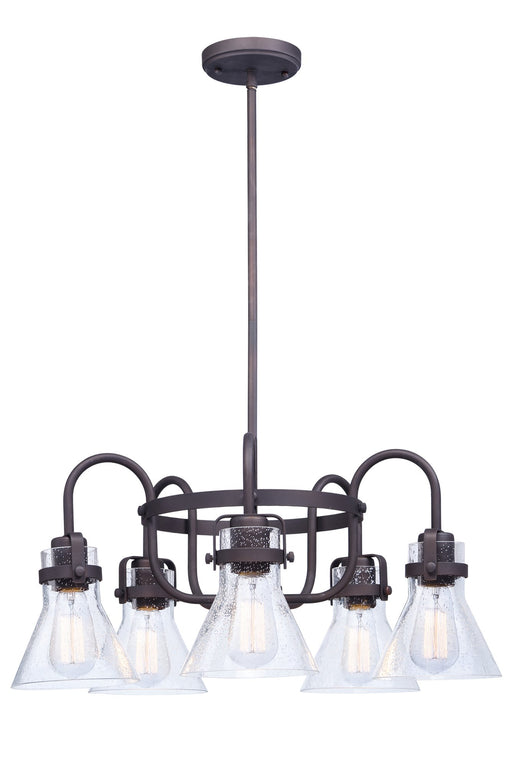 Seafarer 5 Light Chandelier in Oil Rubbed Bronze