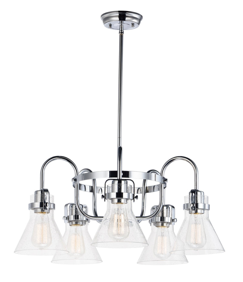 Seafarer 5 Light Chandelier in Polished Chrome