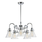 Seafarer 5 Light Chandelier in Polished Chrome