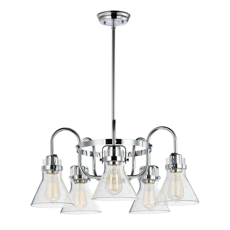 Seafarer 5 Light Chandelier in Polished Chrome