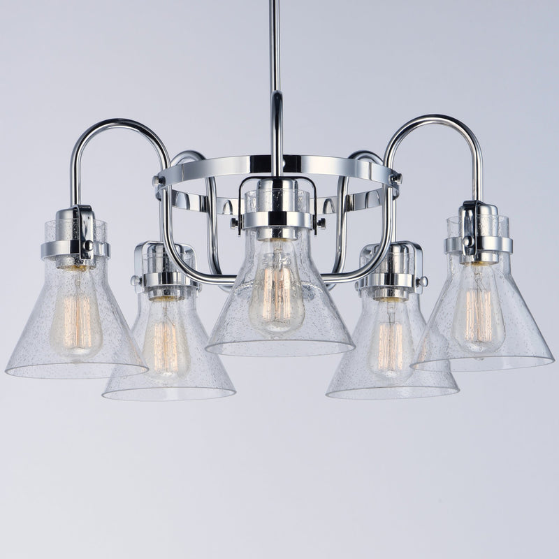 Seafarer 5 Light Chandelier in Polished Chrome