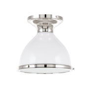 Randolph Semi-Flush Mount in Polished Nickel