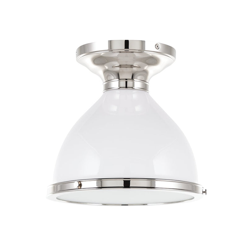 Randolph Semi-Flush Mount in Polished Nickel