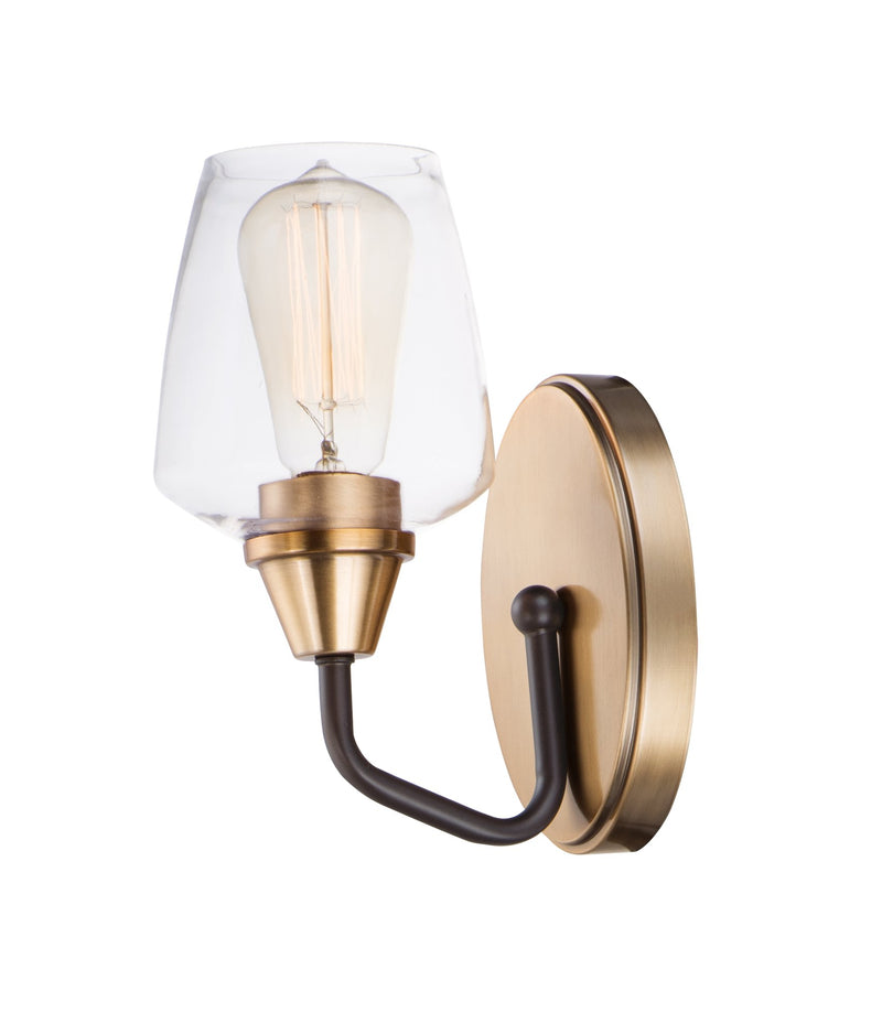 Goblet 9.5" 1 Light Wall Sconce in Bronze / Antique Brass