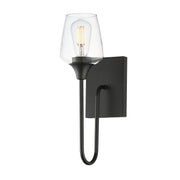 Goblet 15.75" 1 Light Wall Sconce in Black