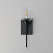 Goblet 15.75" 1 Light Wall Sconce in Black