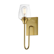 Goblet 15.75" 1 Light Wall Sconce in Natural Aged Brass