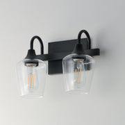Goblet 2 Light Bath Vanity in Black