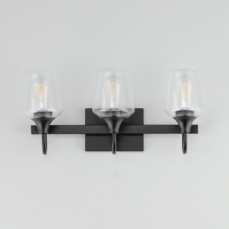 Goblet 20.25" 3 Light Bath Vanity in Black