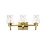 Goblet 20.25" 3 Light Bath Vanity in Natural Aged Brass