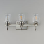 Goblet 20.25" 3 Light Bath Vanity in Satin Nickel