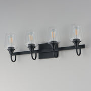 Goblet 28.25" 4 Light Bath Vanity in Black