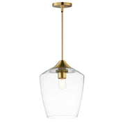 Goblet 12" Pendant in Natural Aged Brass