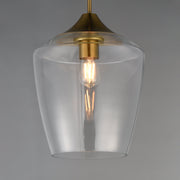 Goblet 12" Pendant in Natural Aged Brass