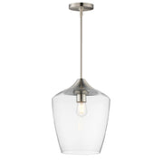 Goblet 12" Pendant in Satin Nickel