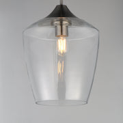 Goblet 12" Pendant in Satin Nickel
