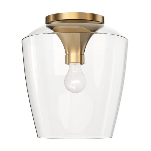 Goblet 12" Semi-Flush Mount in Natural Aged Brass